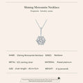 Celestial Sparkle 1ct Moissanite Sterling Silver Star Pendant Necklace - Velora Luxury Fashion