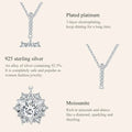 Celestial Sparkle 1ct Moissanite Sterling Silver Star Pendant Necklace - Velora Luxury Fashion