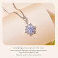 Celestial Sparkle 1ct Moissanite Sterling Silver Star Pendant Necklace - Velora Luxury Fashion