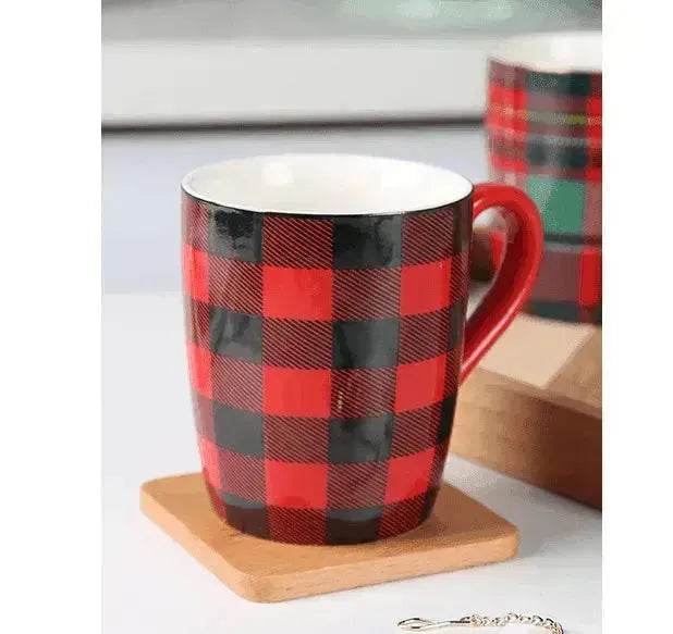 Ceramic Simple Pastoral Mug Coffee Cup - Velora