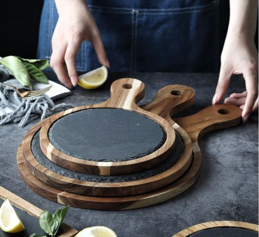 Charcuterie Wooden Slate - Velora Luxury Fashion