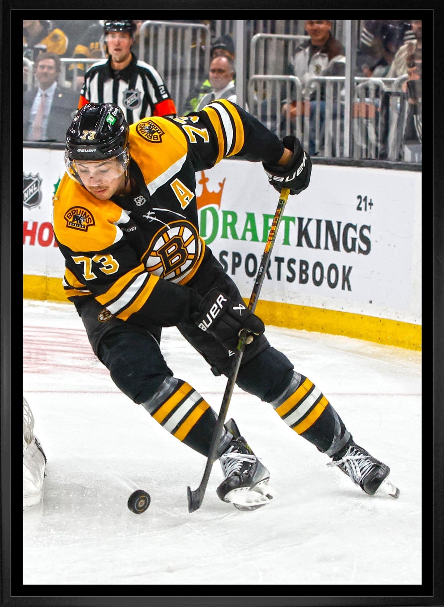Charlie McAvoy 20x29 Framed Canvas Boston Bruins - Velora Luxury Fashion