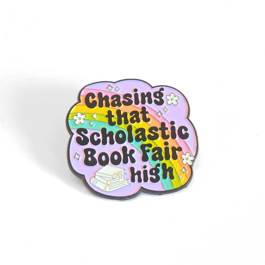 Chasing That Scholastic Book Fair High | Collectible Pin - Velora