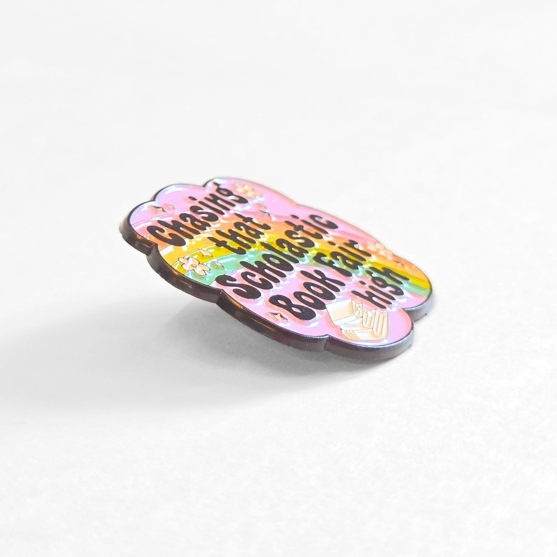 Chasing That Scholastic Book Fair High | Collectible Pin - Velora