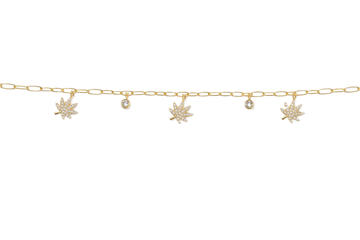 18K GOLD CHARMED BRACELET