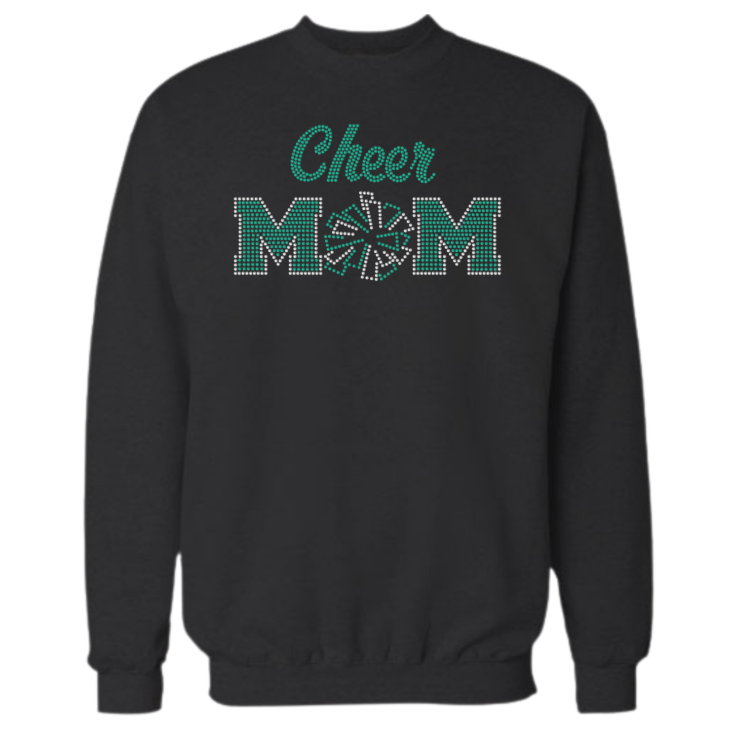Cheer Mom Rhinestone Shirt – Cheerleader Mom Sparkle Bling Tee | Blingdazzel