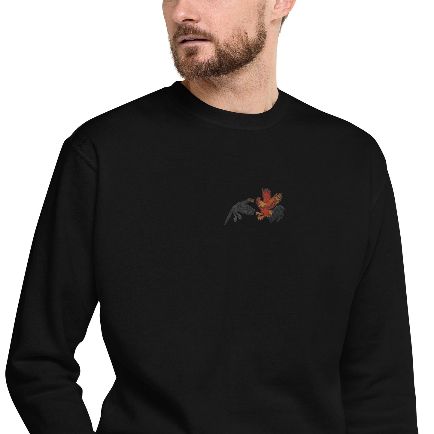 Chickasaurous Battle Unisex Premium Sweatshirt - Velora Luxury Fashion
