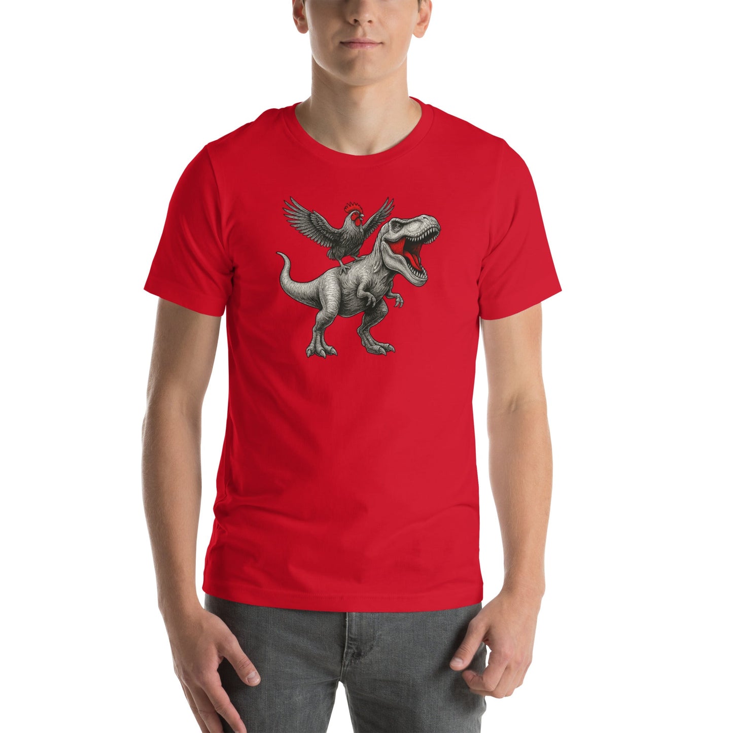 Chickasaurous Unisex t-shirt - Velora Luxury Fashion