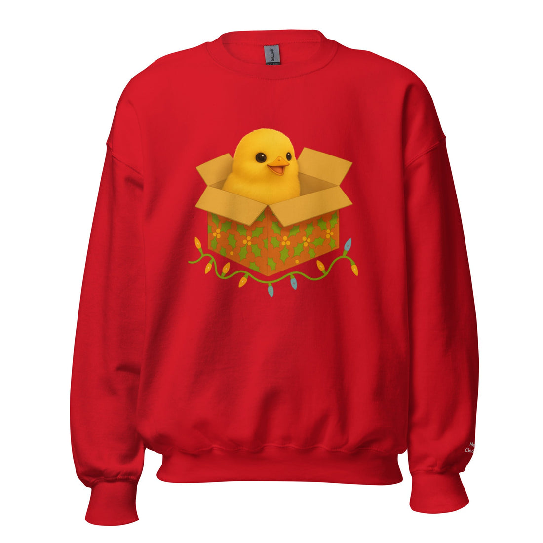 Chickmas Chick in a box Unisex Sweatshirt - Velora Luxury Fashion