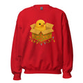 Chickmas Chick in a box Unisex Sweatshirt - Velora Luxury Fashion