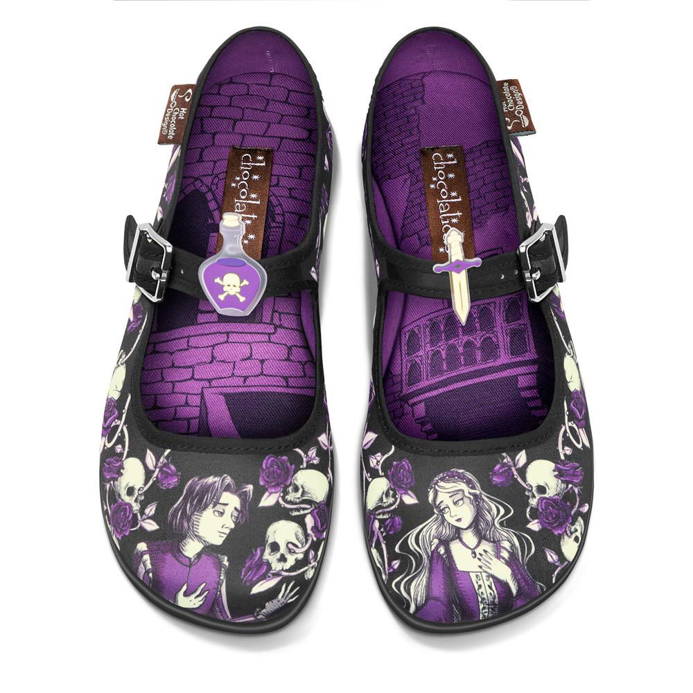 Chocolaticas® ROMEO AND JULIET Women's Mary Jane Flat - Velora Luxury Fashion