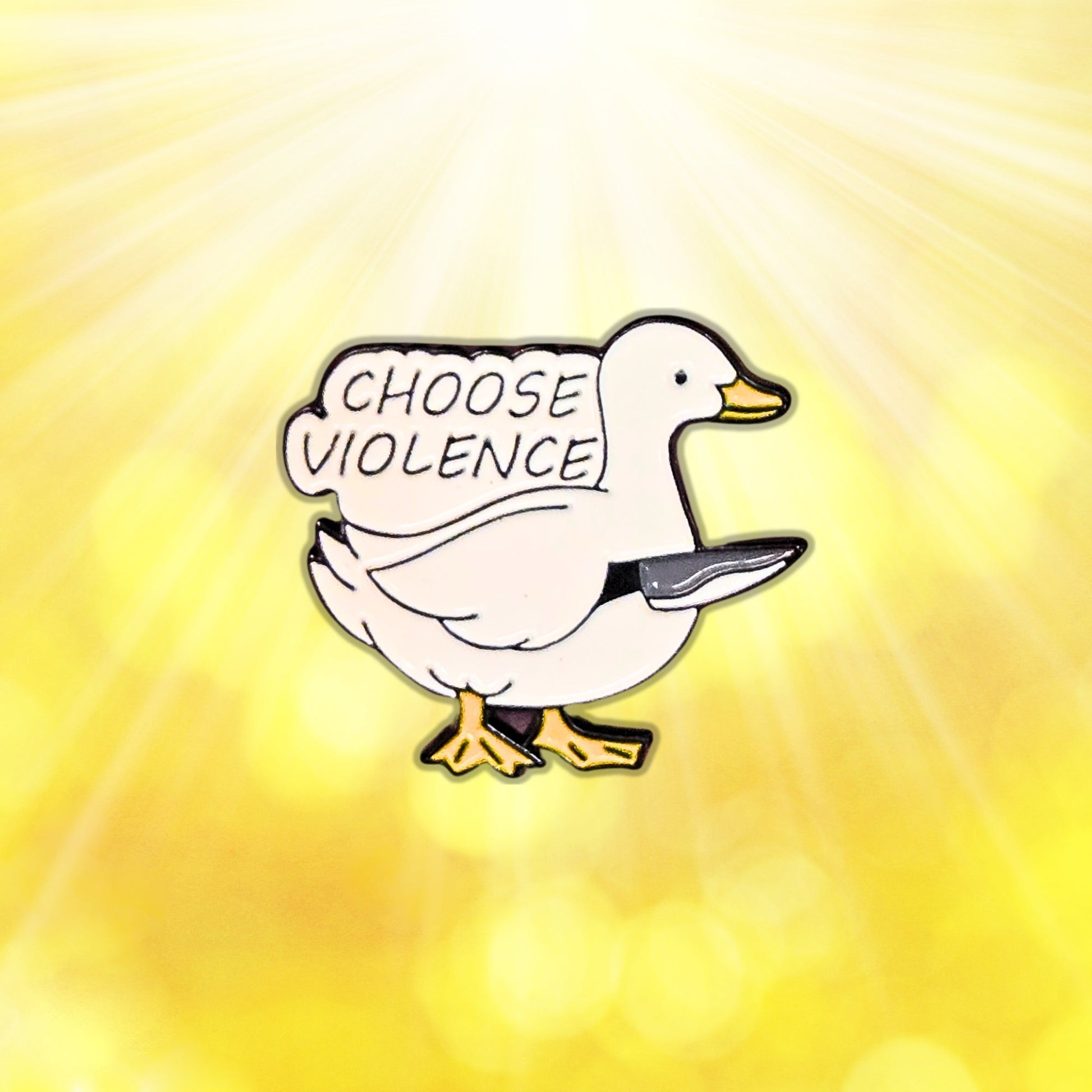 Choose Violence Goose | Collectible Pin - Velora