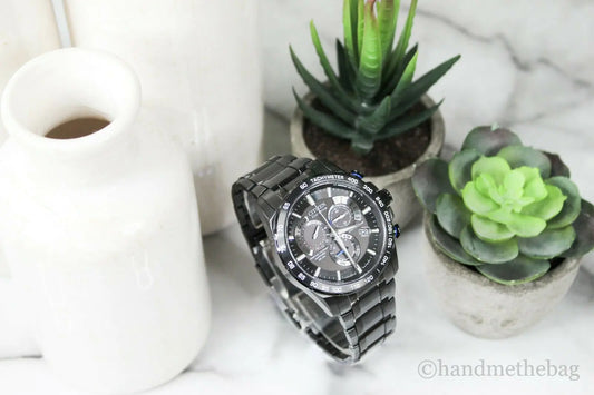 Citizen (AT4007-54E) Eco-Drive Perpetual Chrono A-T Radio Black Bracelet Watch - Velora Luxury Fashion