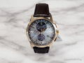 Citizen (AT8113-04H) World Chronograph A-T Brown Crocodile Print Strap Watch - Velora Luxury Fashion