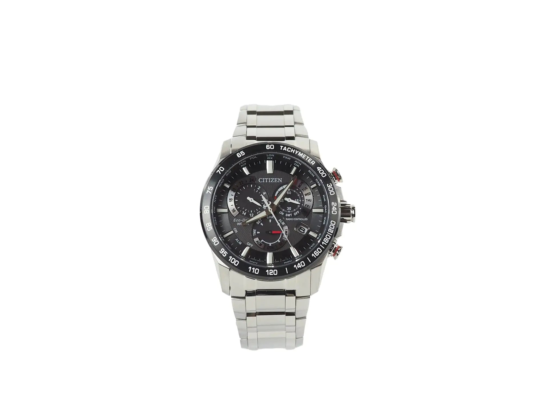 Citizen (CB5898-59E) Weekender Eco-Drive Chronograph Stainless Steel Watch - Velora Luxury Fashion