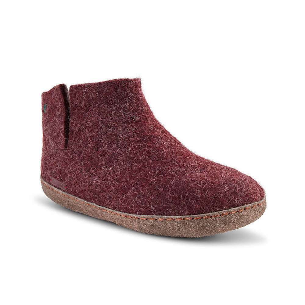 Classic Boot - Bordeaux with Leather - Velora Luxury Fashion
