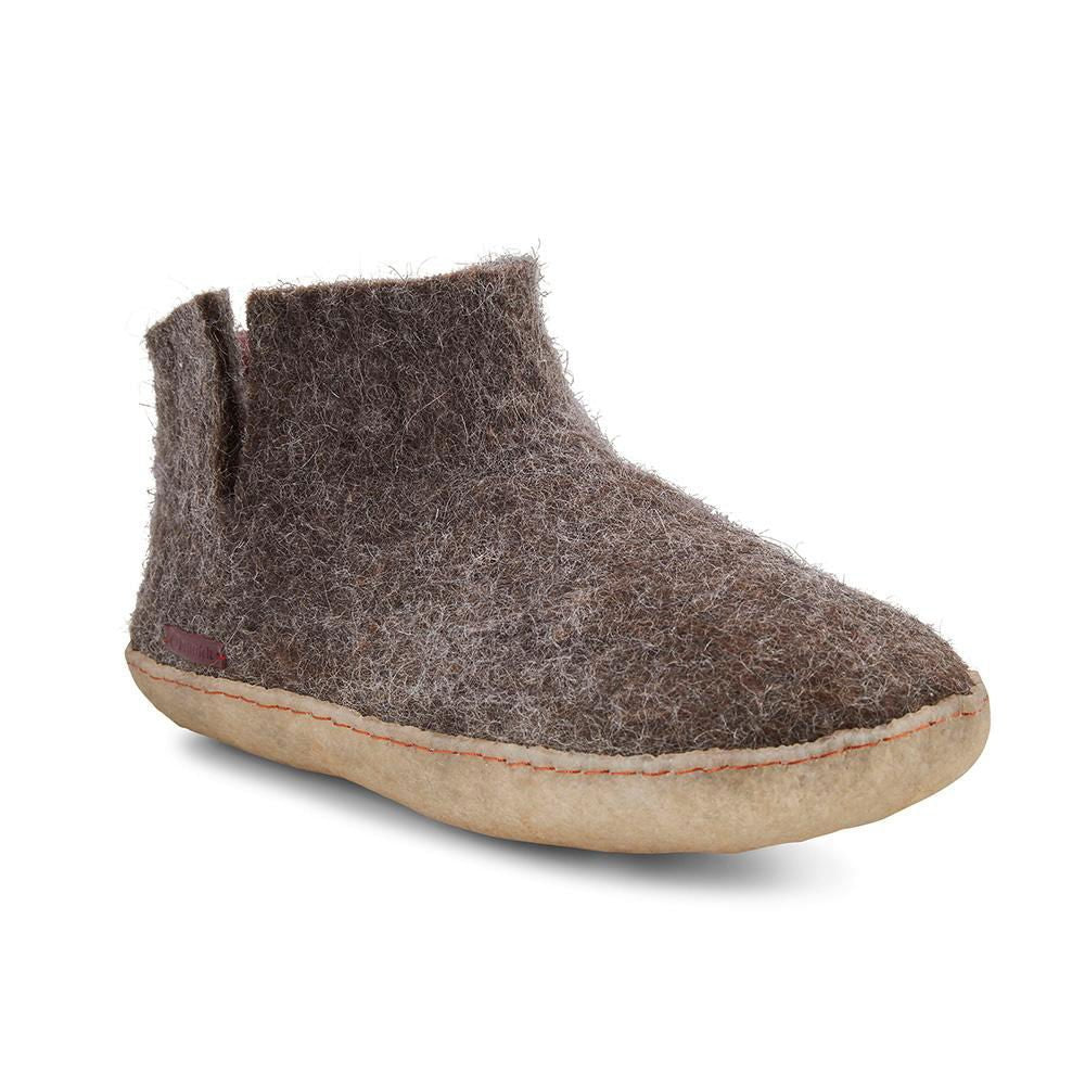 Classic Boot - Brown with Rubber - Velora Luxury Fashion