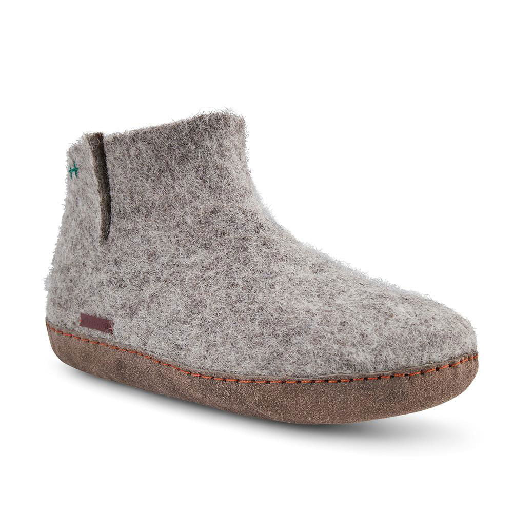 Classic Boot - Grey with Leather - Velora Luxury Fashion