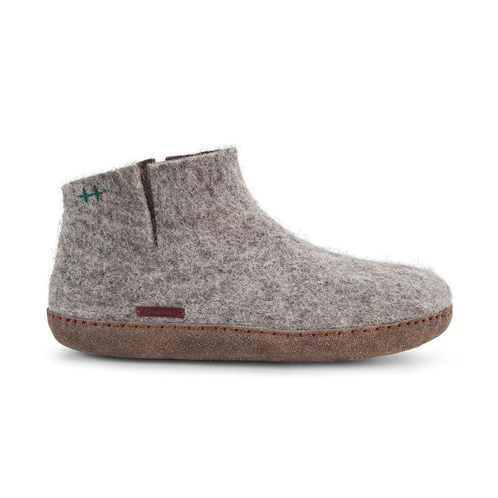 Classic Boot - Grey with Leather - Velora Luxury Fashion
