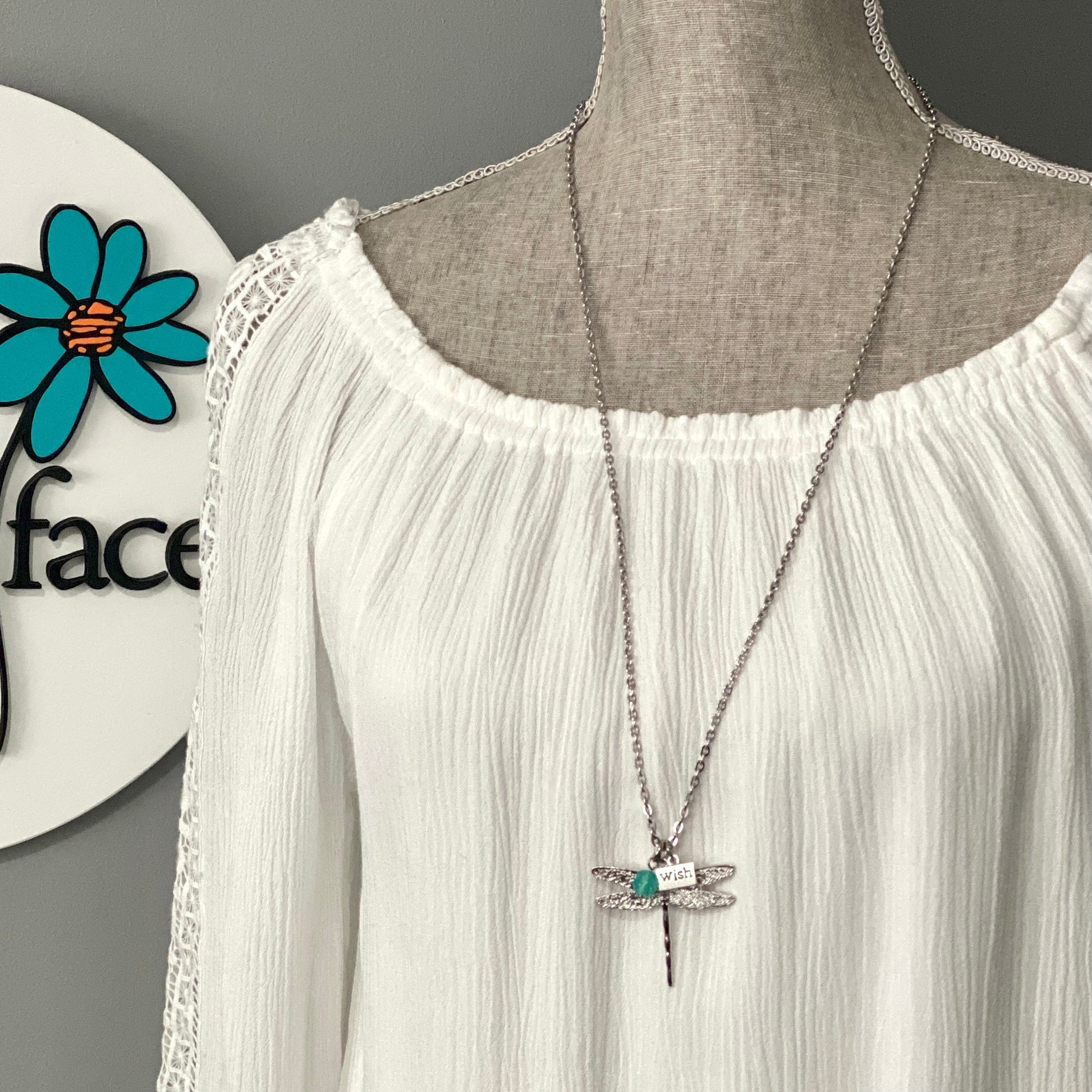 Classic Dragonfly Necklace - Velora Luxury Fashion