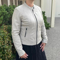 Classic Women's Lamb Leather Jacket - Velora Luxury Fashion