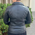 Classic Women's Lamb Leather Jacket with Regular Collar - Velora Luxury Fashion
