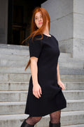 Cleo Stretch A-Line Dress - Velora Luxury Fashion