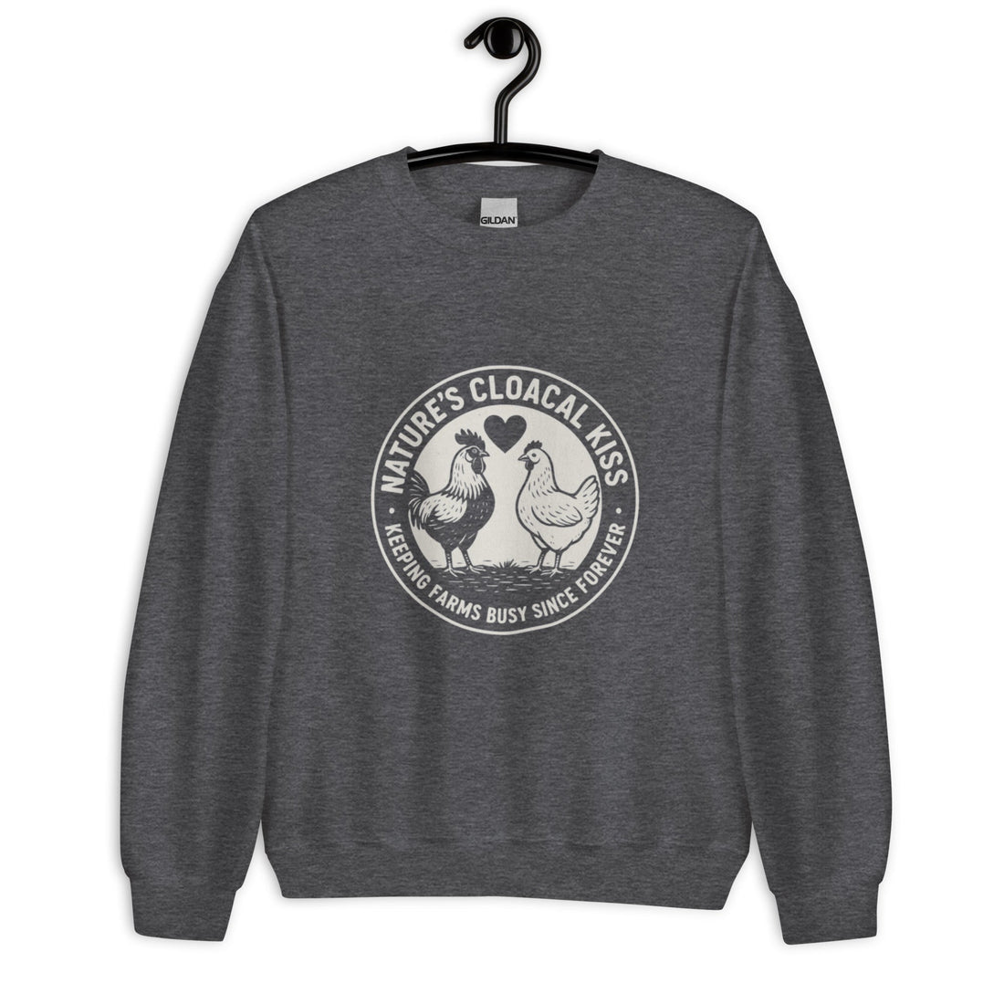 Cloaca Kiss Unisex Sweatshirt - Velora Luxury Fashion