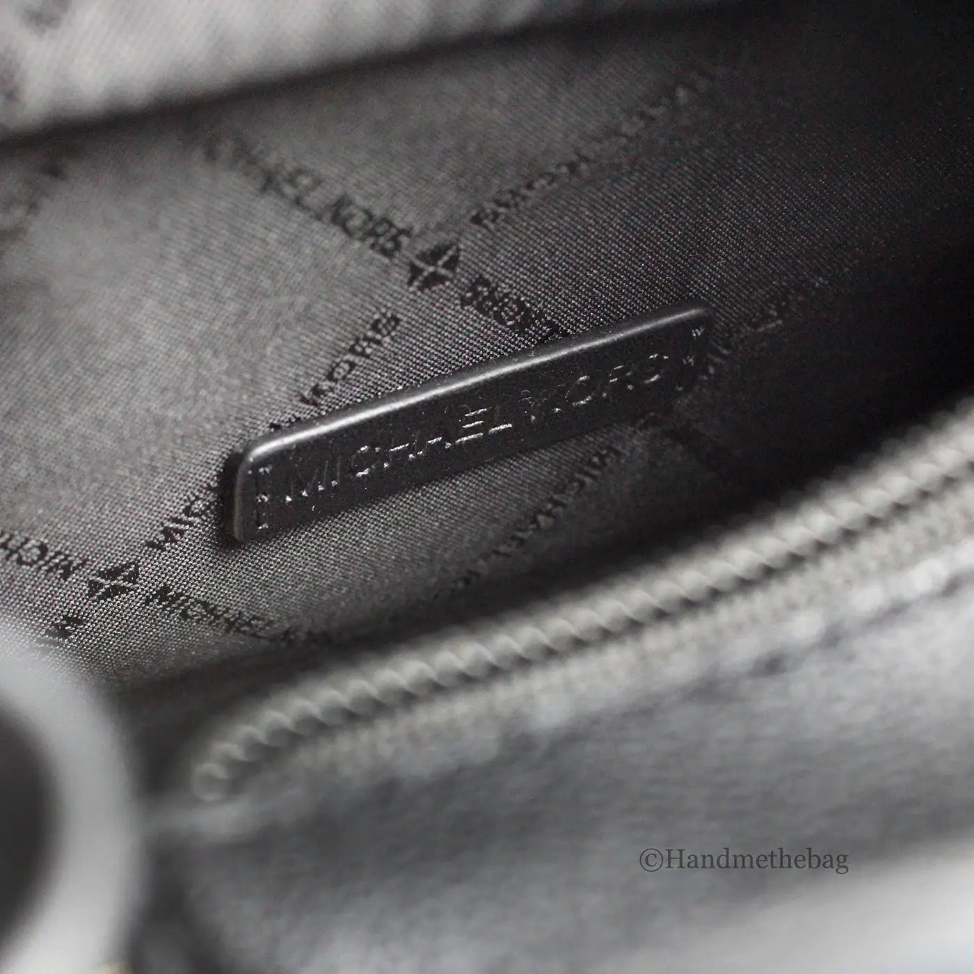 Michael Kors Hamilton XS Black Leather Mini Satchel