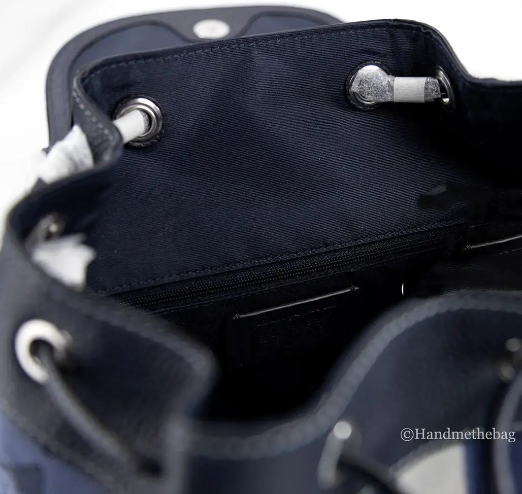 Coach Dempsey Midnight Navy Logo Backpack - Velora Luxury Fashion