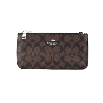 Coach Dual Zip Signature Canvas Crossbody - Velora Luxury Fashion