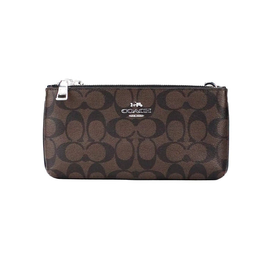 Coach Dual Zip Signature Canvas Crossbody - Velora Luxury Fashion