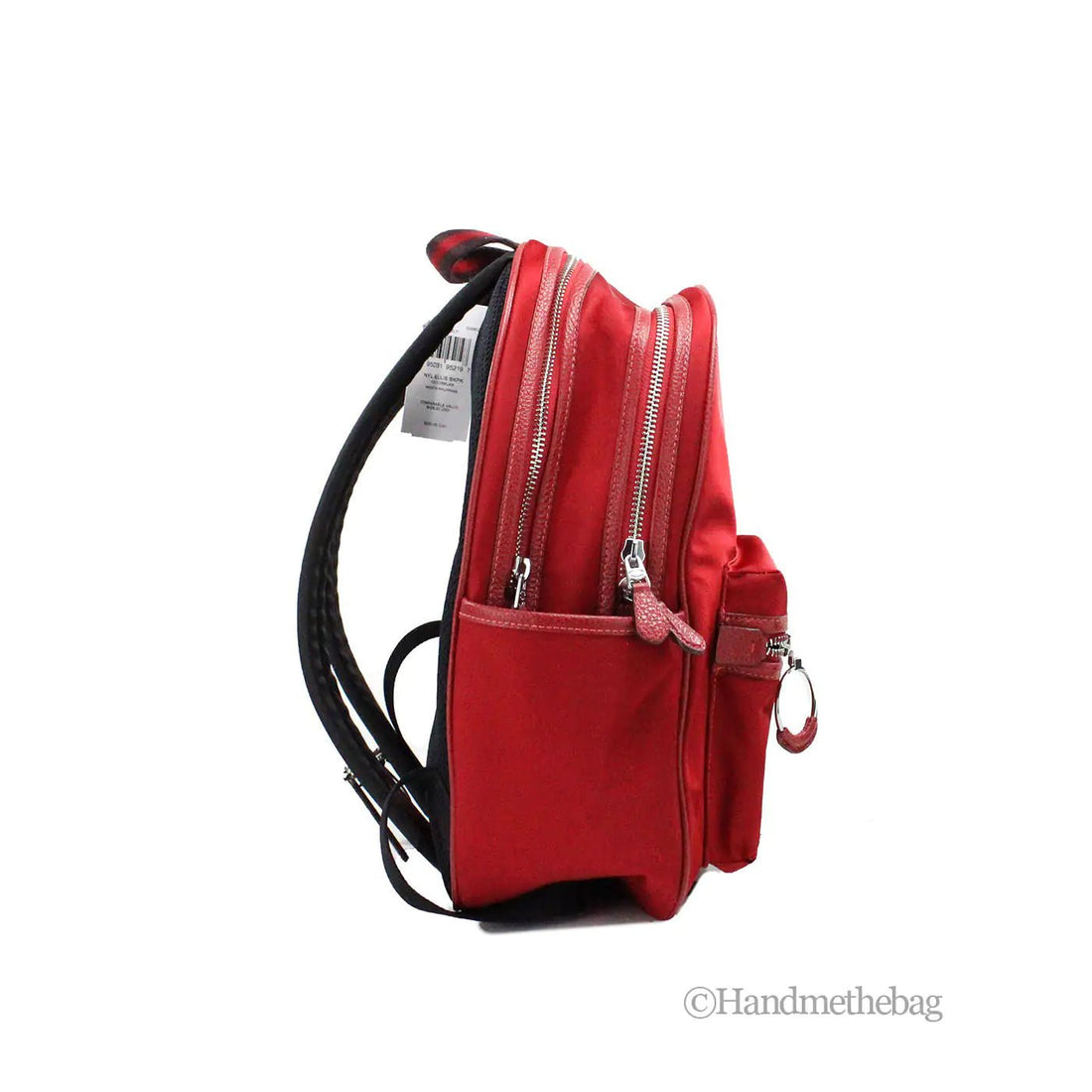 Coach Ellis 1941 Medium Red Nylon Backpack - Velora Luxury Fashion