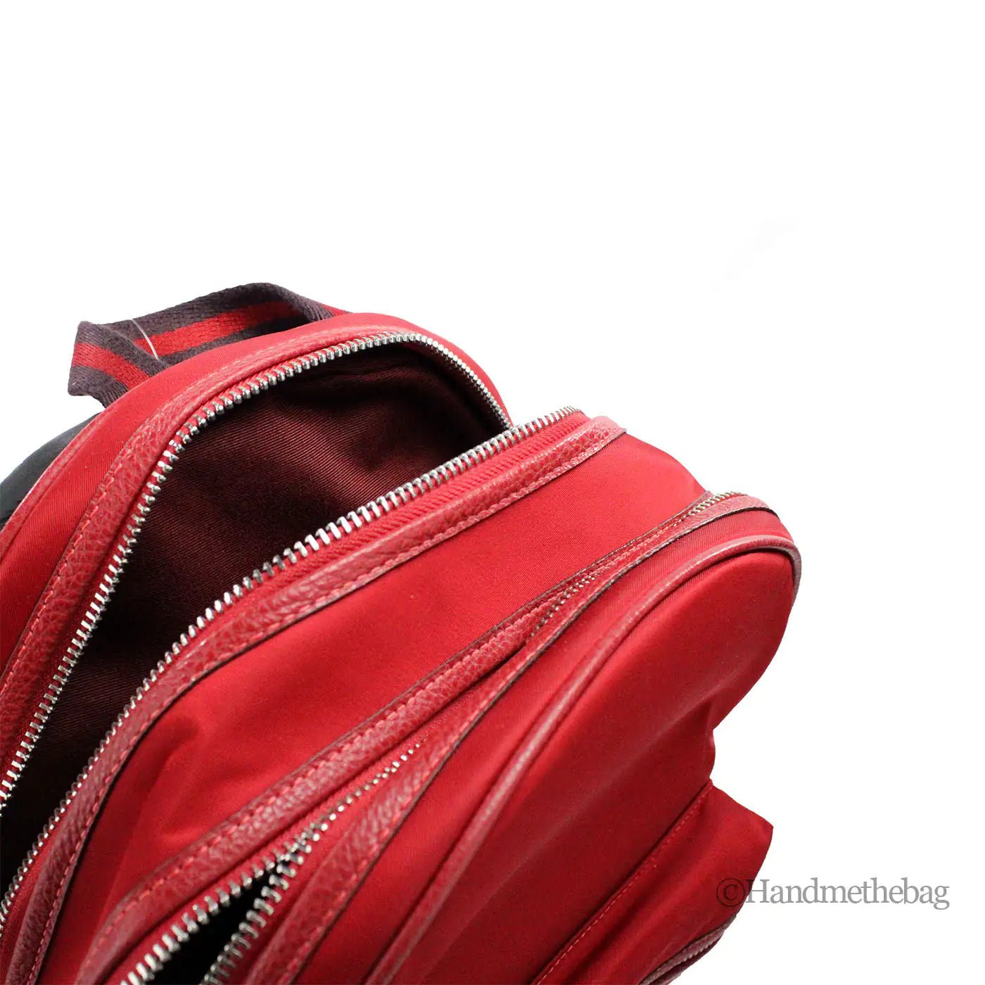 Coach Ellis 1941 Medium Red Nylon Backpack - Velora Luxury Fashion