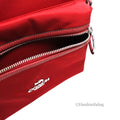 Coach Ellis 1941 Medium Red Nylon Backpack - Velora Luxury Fashion