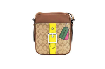 Coach Hudson 21 Trompe L'oeil Canvas Bag - Velora Luxury Fashion