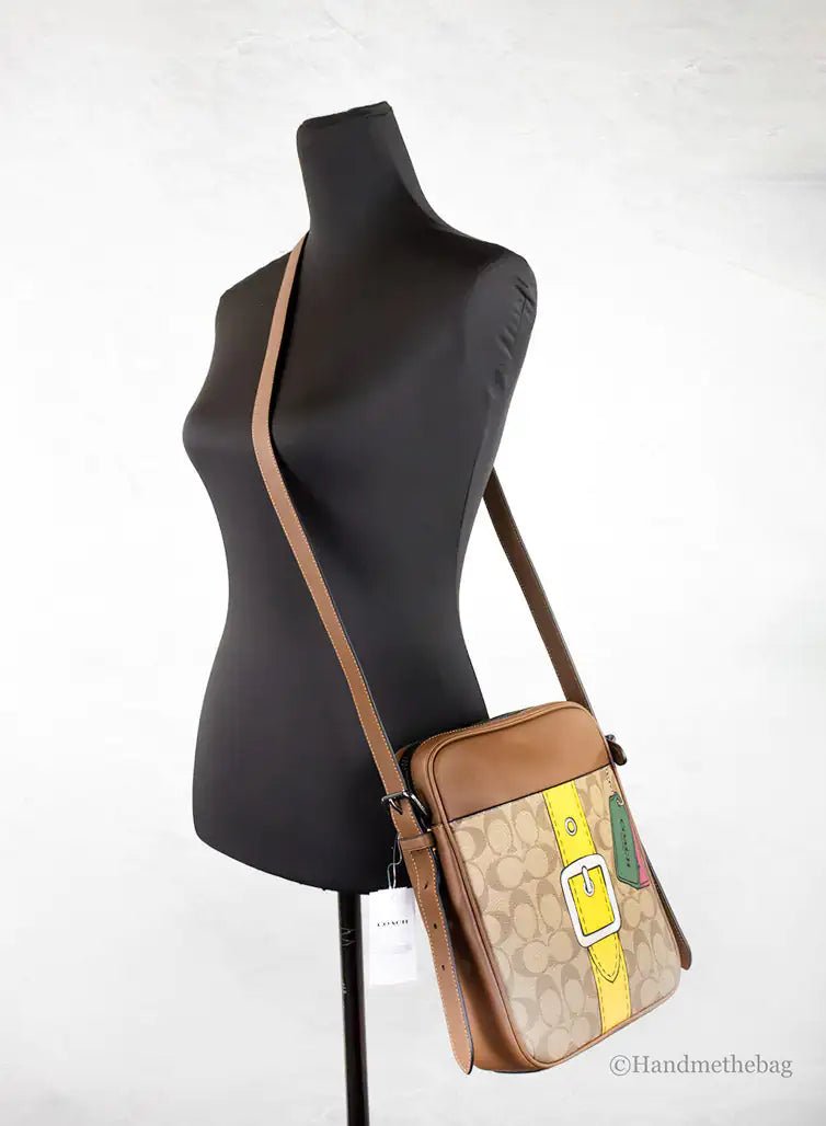 Coach Hudson 21 Trompe L'oeil Canvas Bag - Velora Luxury Fashion