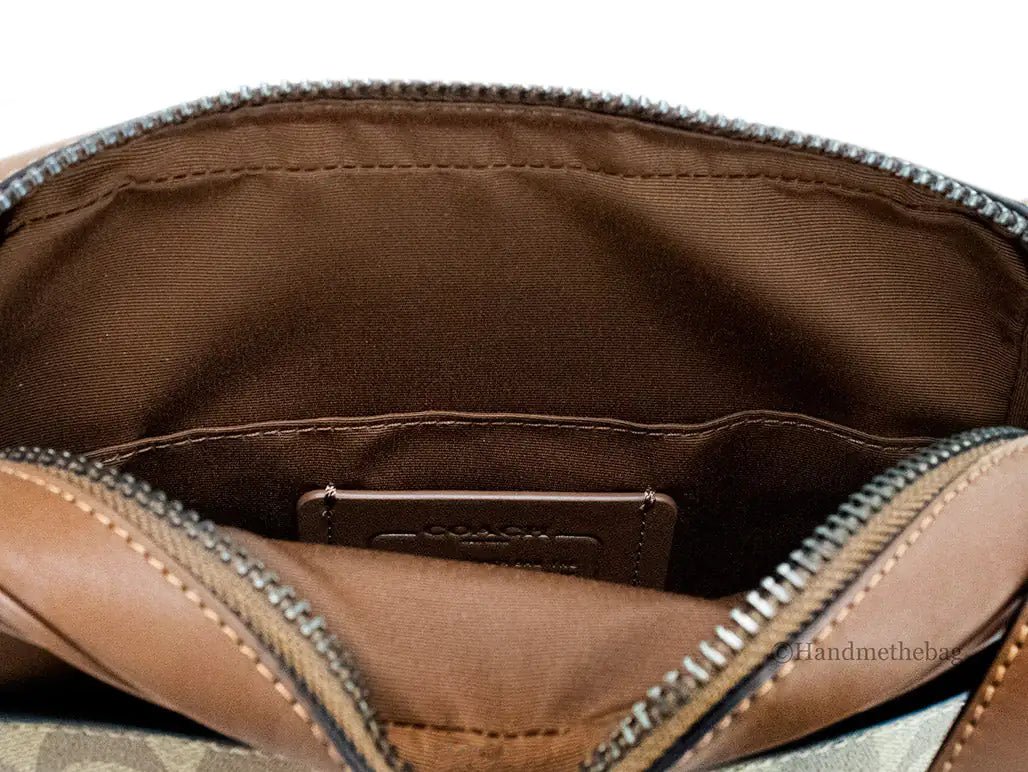 Coach Hudson 21 Trompe L'oeil Canvas Bag - Velora Luxury Fashion