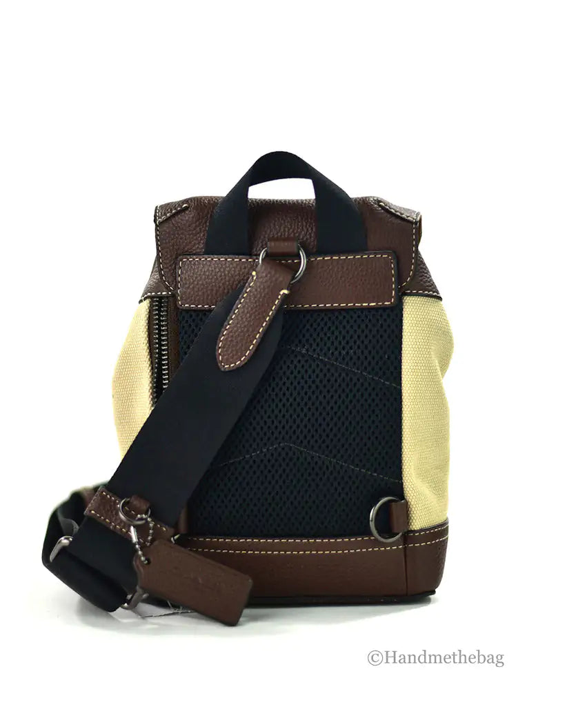 Coach Hudson Pebbled Leather Sling Bag - Velora Luxury Fashion