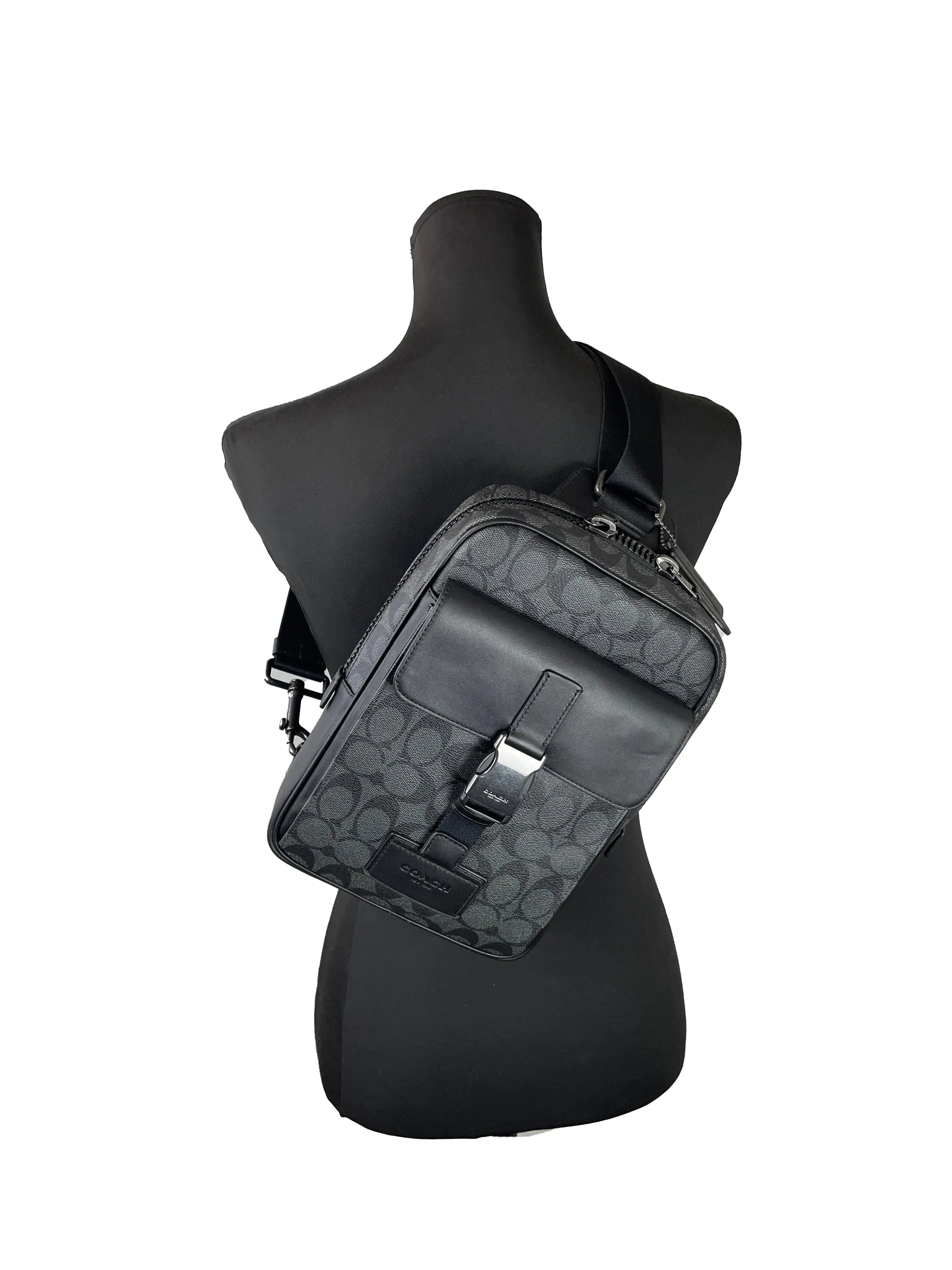 Coach Signature Canvas Track Pack - Velora Luxury Fashion