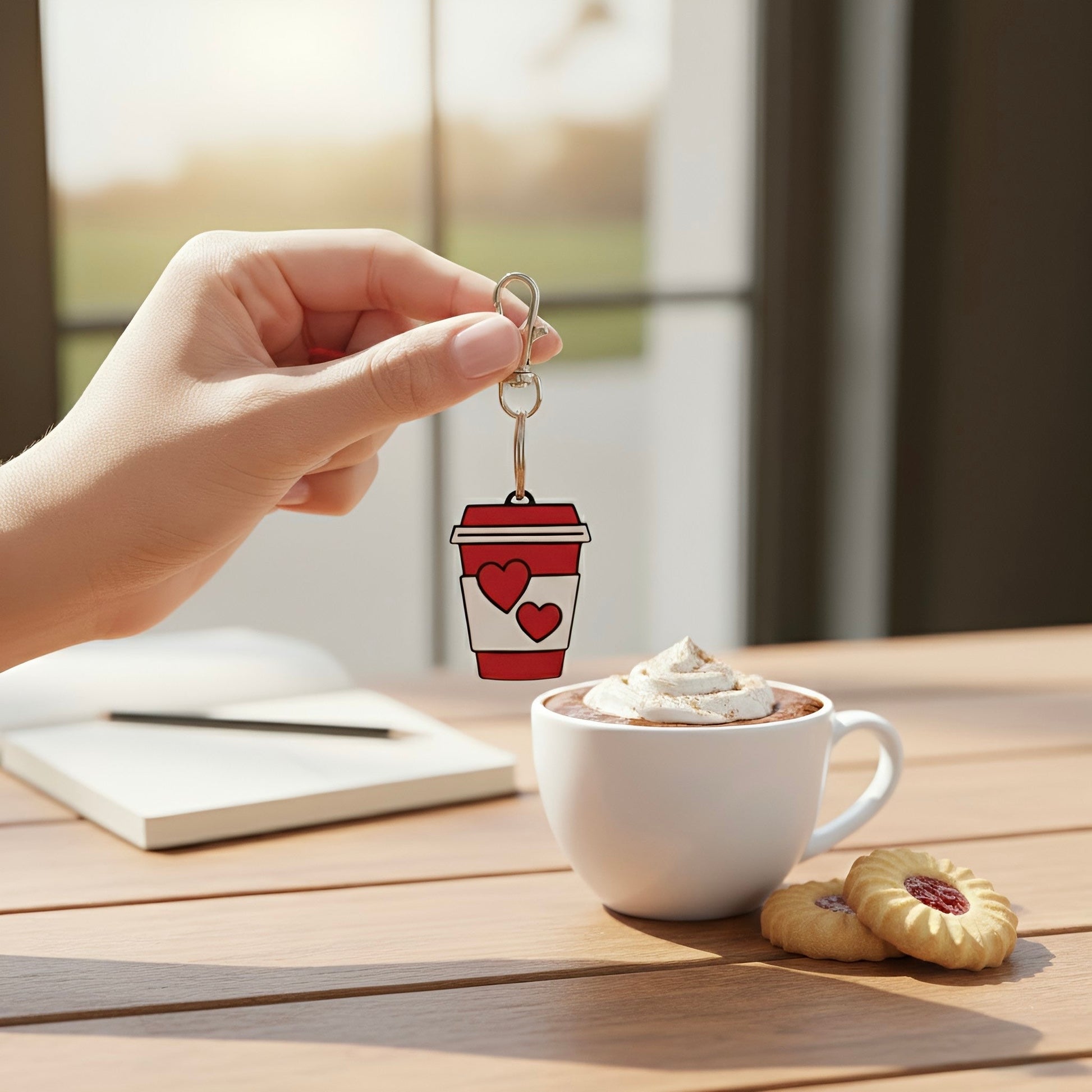 Coffee Cup Bag charm – Charm for Coffee Lovers - Velora Luxury Fashion