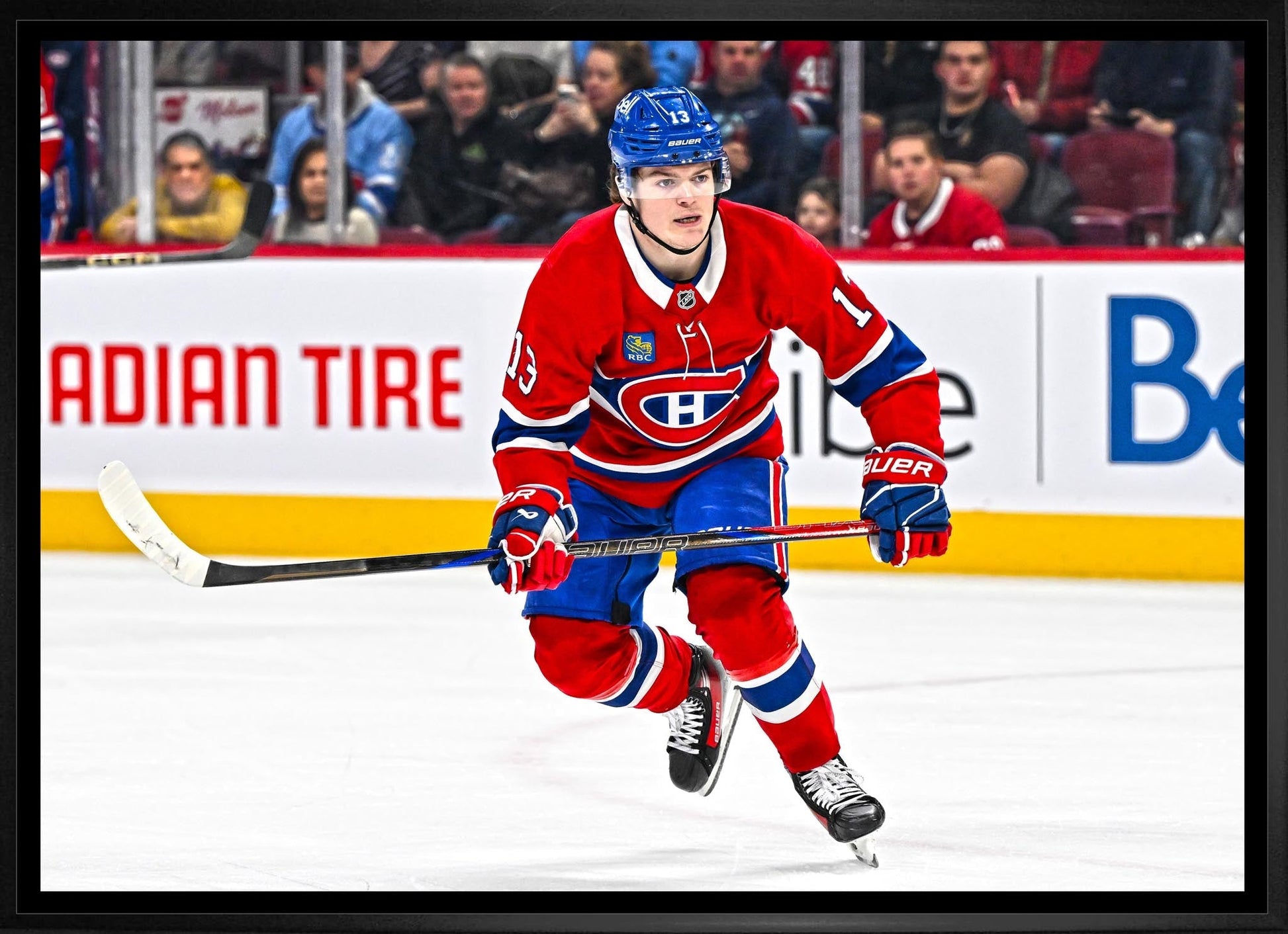 Cole Caufield 20x29 Framed Canvas Montreal Canadiens - Velora Luxury Fashion