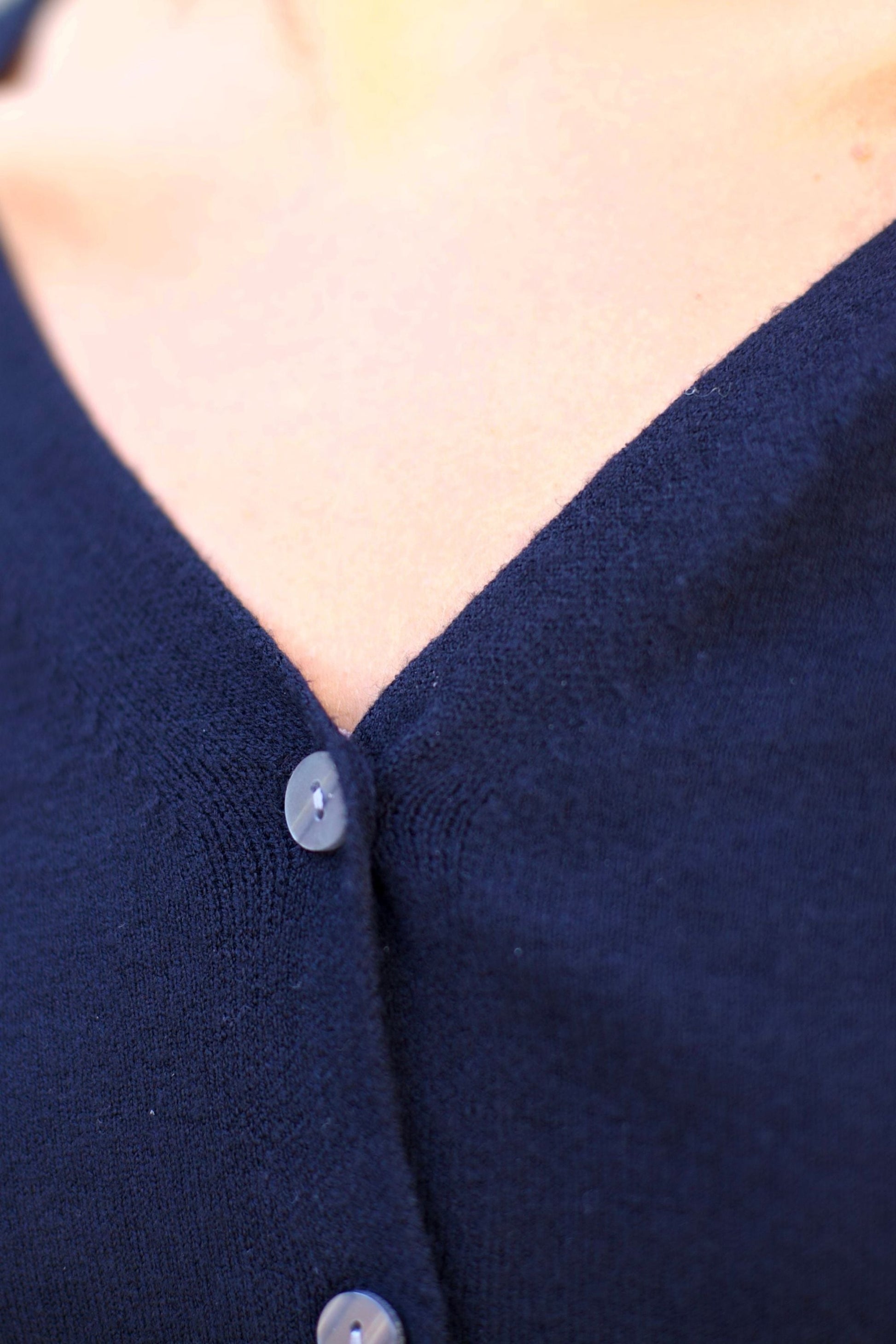 Collette Lightweight Solid Cardigan Button Front Long Sleeves - Velora Luxury Fashion