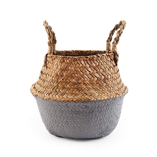 Colored Wicker Basket - Velora Luxury Fashion