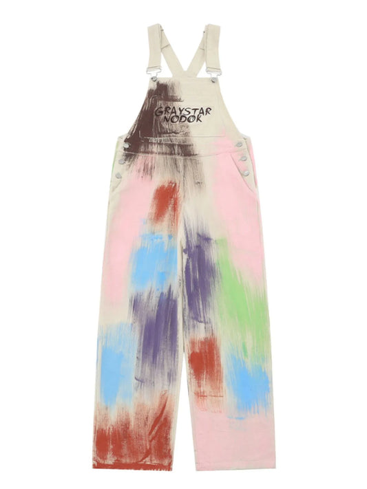 Colorful Wide Leg Overalls - Velora Luxury Fashion