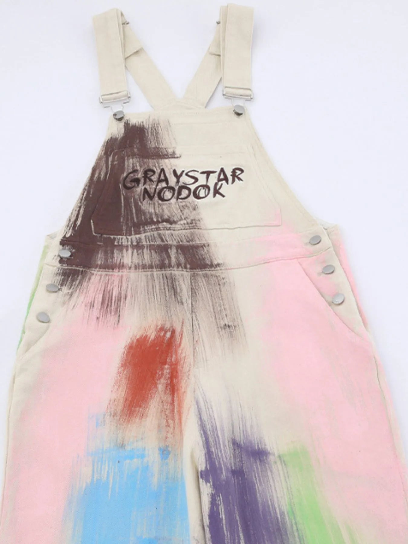 Colorful Wide Leg Overalls - Velora Luxury Fashion