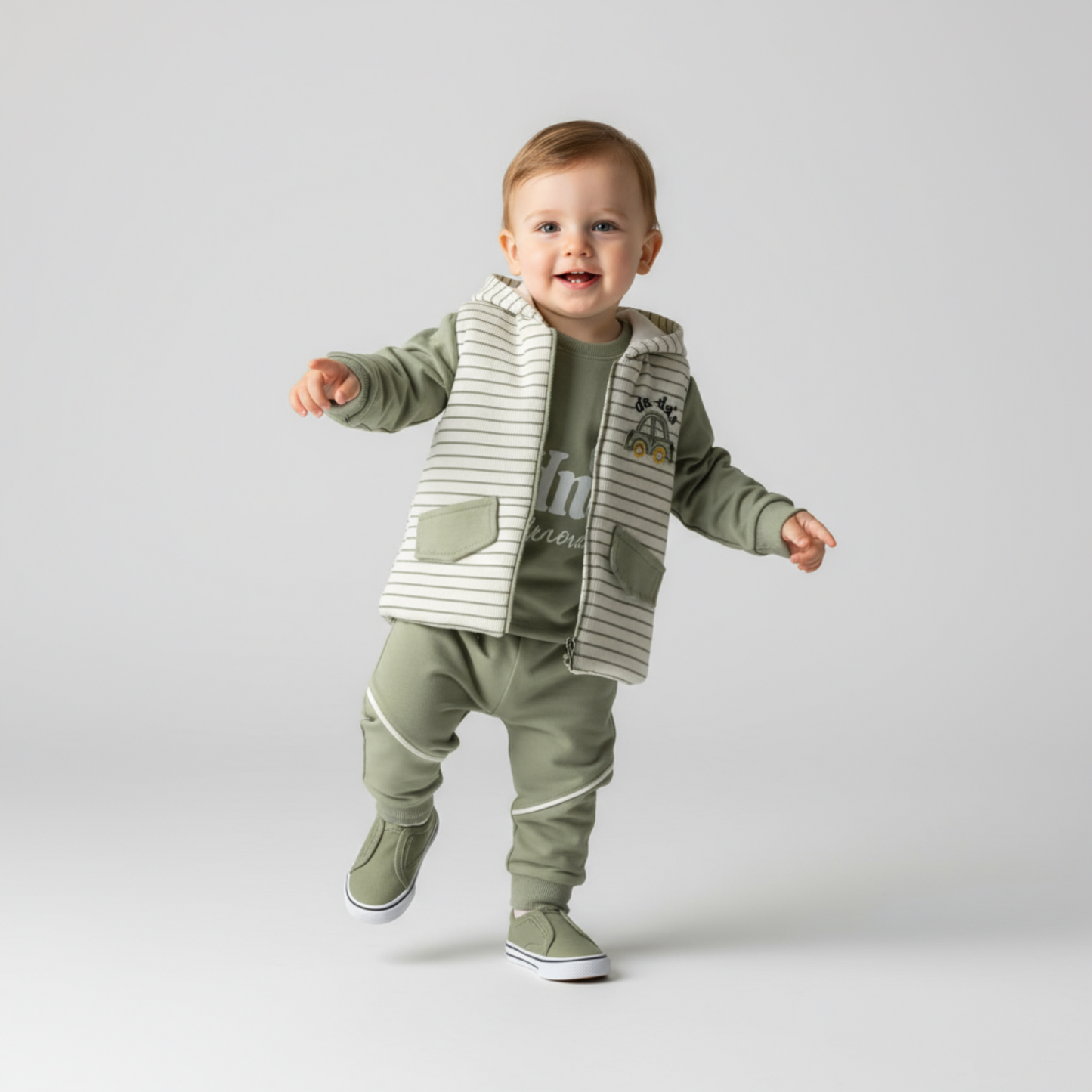 Comfy & Striped Jogger Set - Velora Luxury Fashion