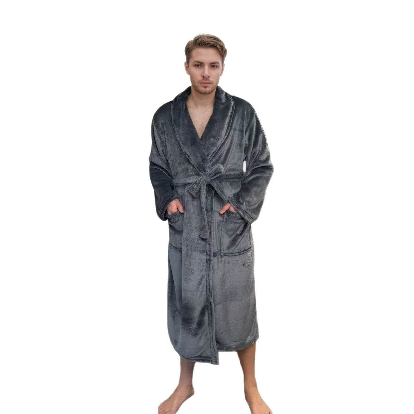 Couple Bathrobe Long Pajamas Homewear EX-STOCK Canada