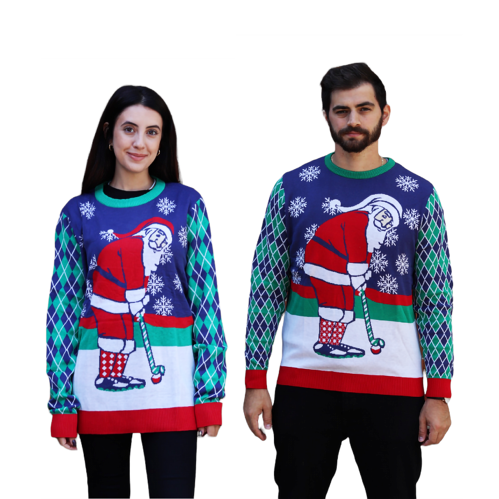 Couple - Playful Santa  Sweater - Velora Luxury Fashion