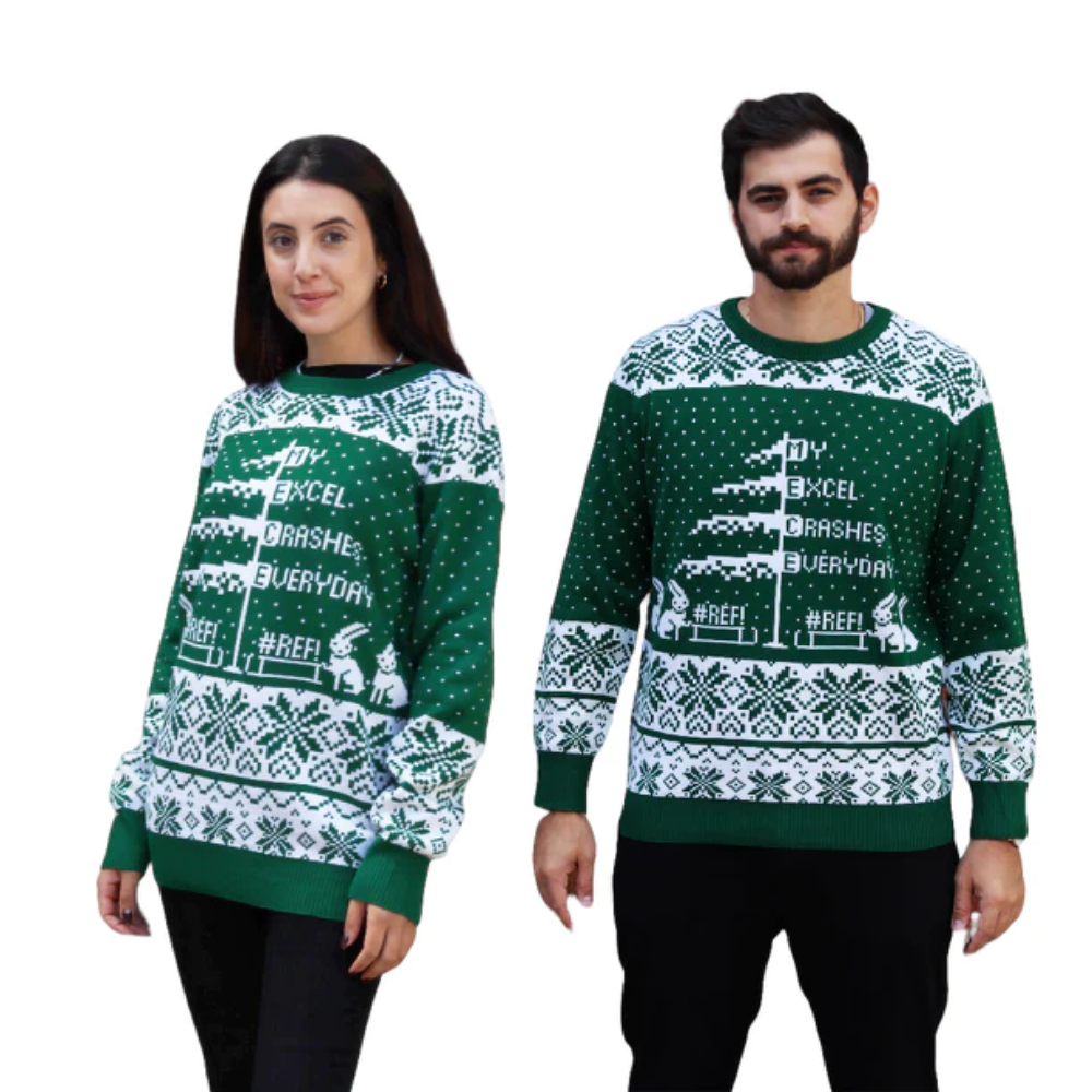 Couple - The MECE Funny Christmas Sweater - Velora Luxury Fashion